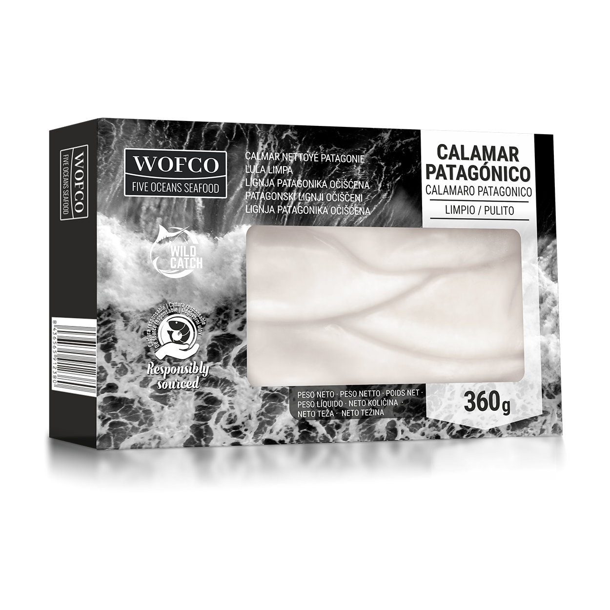 CALAMARO PATAGONICO PULITO 360g