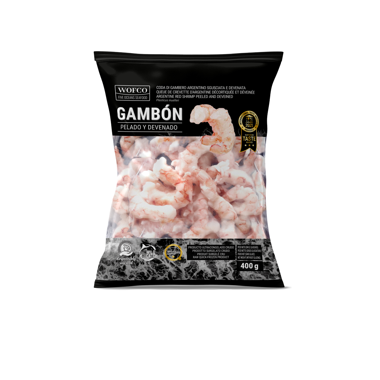 GAMBERO ARGENTINO CODA P&D 400g